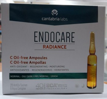 ENDOCARE C OIL FREE 20 AMPOLLAS